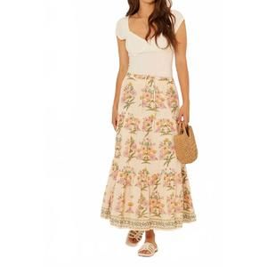 NEW BILA77 hollycrest maxi skirt in multi